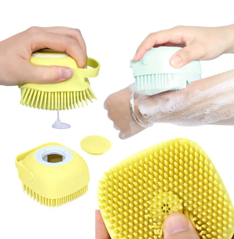 Dog best sale scrub brush